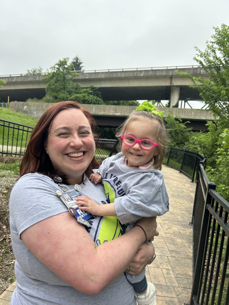 TSN Coord. Ottilia Lewis and her daughter Madeline who sustained a TBI at Birth