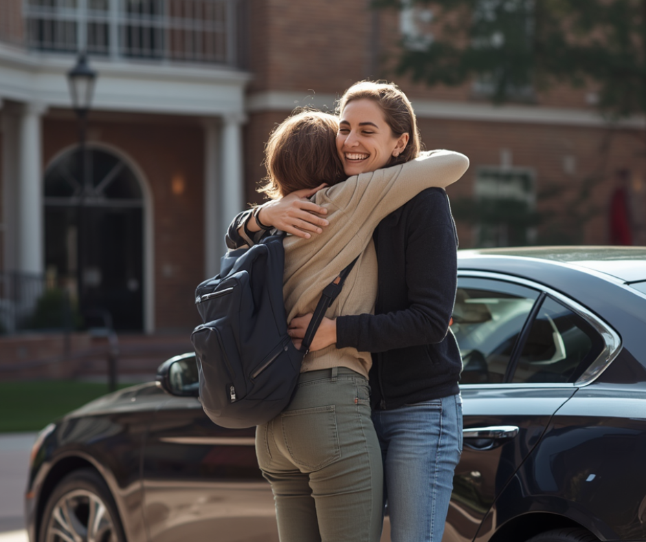 college hug