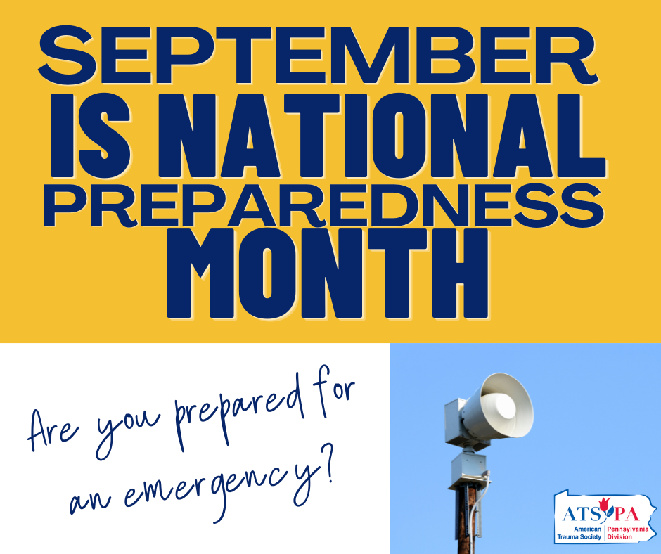 Emergency Preparedness Month